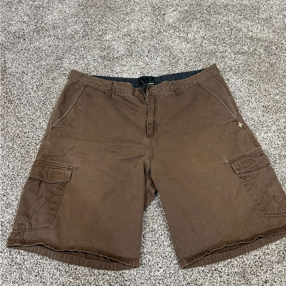 Hurley Men's Tan Cargo Shorts